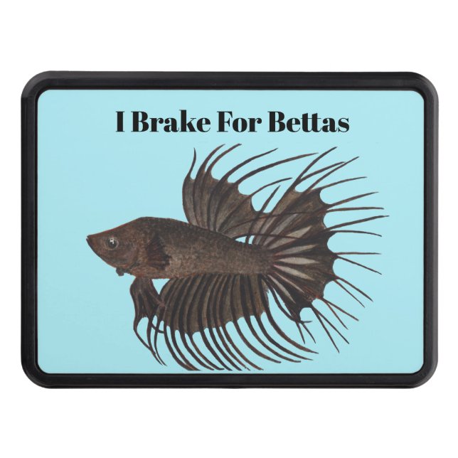 Betta Fish Trailer Hitch Cover (Front)