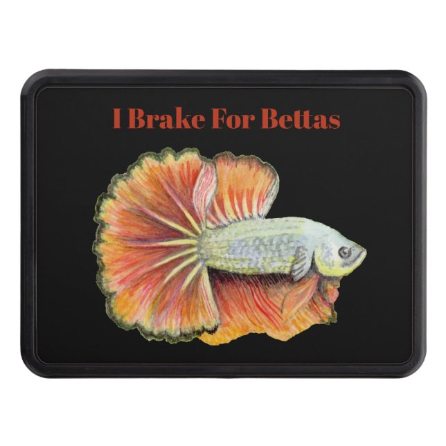Betta Fish Trailer Hitch Cover (Front)