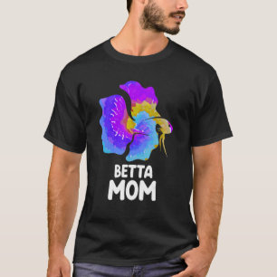 Betta Mom Betta Fish Mom Aquarium T-Shirt