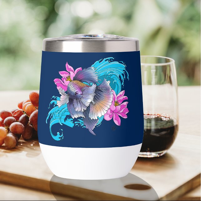 Betta Siamese Fighting Fish Lotus Waves Blue (Creator Uploaded)
