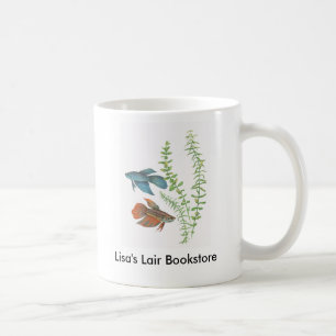 Betta splendens and Rotala indica White Promo Coffee Mug