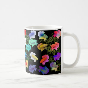Betta Splendens Aquarium Fish Ceramic Mug