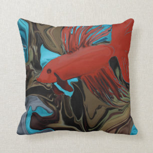 Betta's Band Throw Pillow