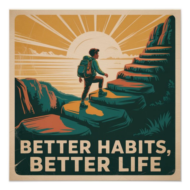 Better Habits, Better Life Poster (Front)