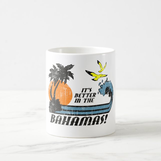 Better in Bahamas Faded Coffee Mug (Center)