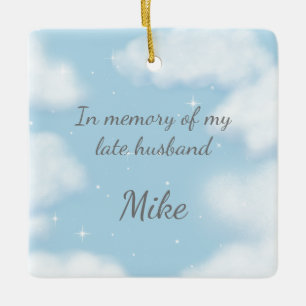"Better Late Than Never" Morbid Humour Widow Custo Ceramic Ornament