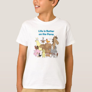 Better on the Farm - Kids Shirt