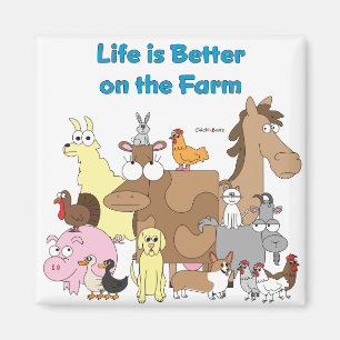 Better on the Farm - Magnet