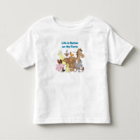 Better on the Farm - Toddler Shirt