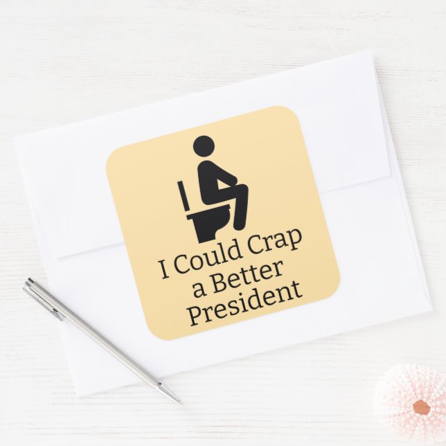 Better President Sticker (Envelope)