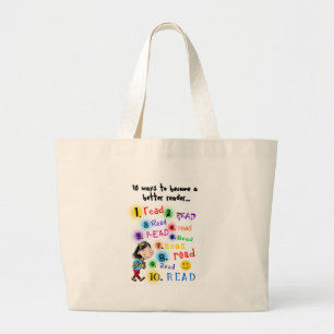 Better Reader Large Tote Bag