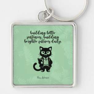 Better Sentences Brighter Futures English Teacher Keychain