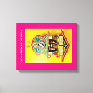 Better than a cuckoo clock? A wrapped canvas. Canvas Print