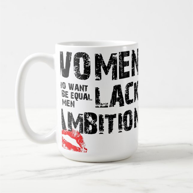 Better Than Equal Funny Woman's Mug (Left)