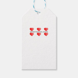 Better Together Always Classic Style Gift Tags