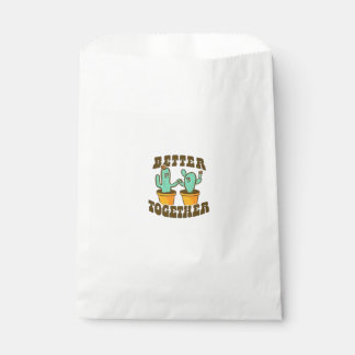 Better Together Cactuses Whimsical Style Favour Bag