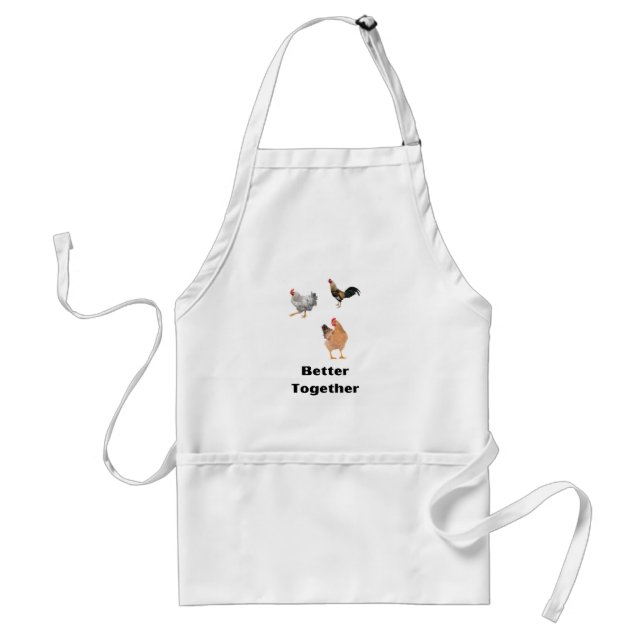 Better Together. chickens, humour, funny Standard Apron (Front)