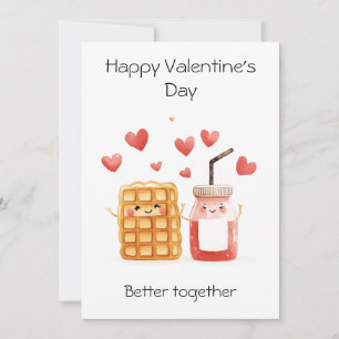 Better Together – Cute & Punny Valentine’s  Card