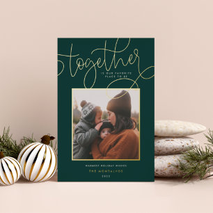 Better Together Foil Holiday Card