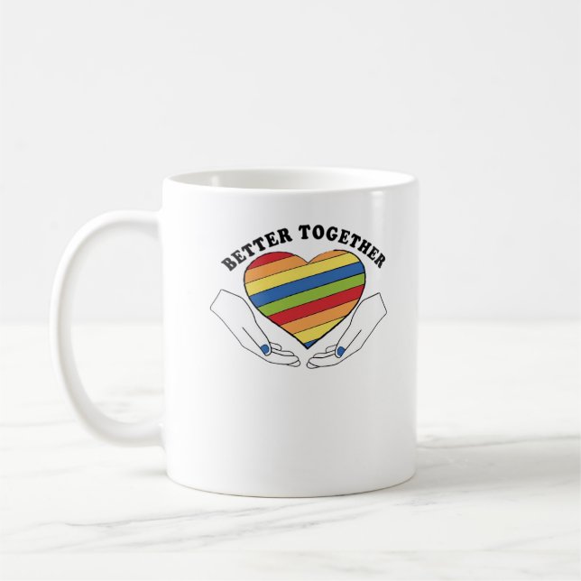 Better Together Graphics Creative Style  Coffee Mug (Left)