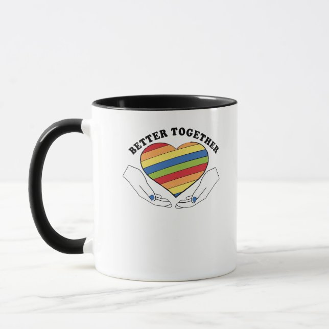 Better Together Graphics Creative Style  Mug (Left)
