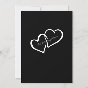 Better Together Long Distance Relationship Modern Holiday Card