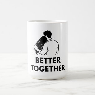 Better Together Minimal Couple Mug