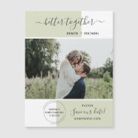 Better Together Photo Save the Date Wedding Modern