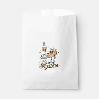 Better Together Pie and Whipped Cream Playful Food Favour Bag
