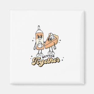 Better Together Pie and Whipped Cream Playful Food Magnet