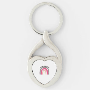 Better Together Rainbow Joyful Aesthetic  Keychain