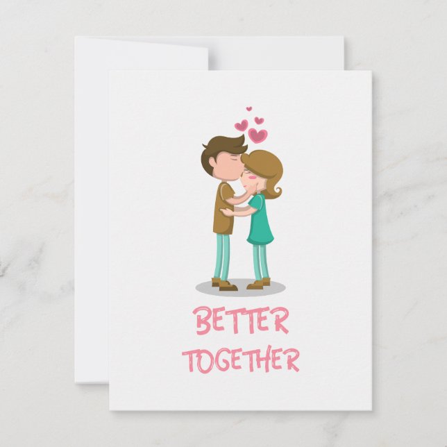 Better Together Romantic Card (Front)