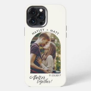 Better Together Script Engagement Photo Custom iPhone 13 Pro Max Case