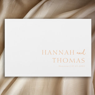 Better together! White Wedding  Guest Book