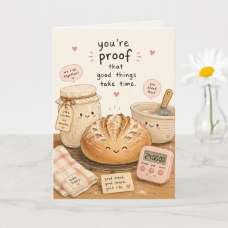 Better With Age Bread Lover Birthday Card