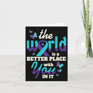 Better With You Suicide Awareness Mental Health Card