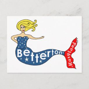 Betterton, Maryland Mermaid Postcard