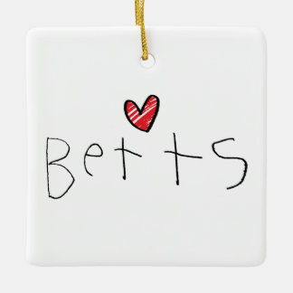 Betts Christmas 2018 Ceramic Ornament