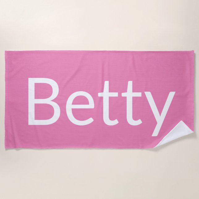 Betty  beach towel (Front)