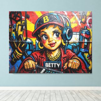BETTY BOOP-3 CANVAS PRINT