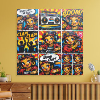BETTY BOOP-7 CANVAS PRINT