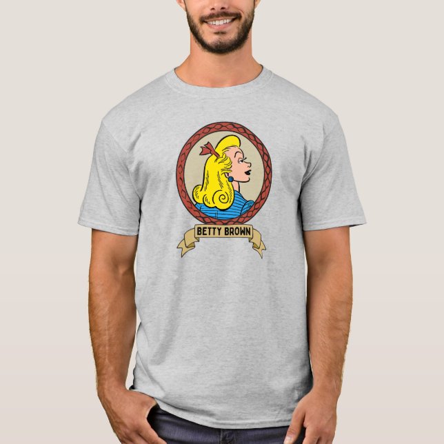 Betty Brown Portrait T-Shirt (Front)