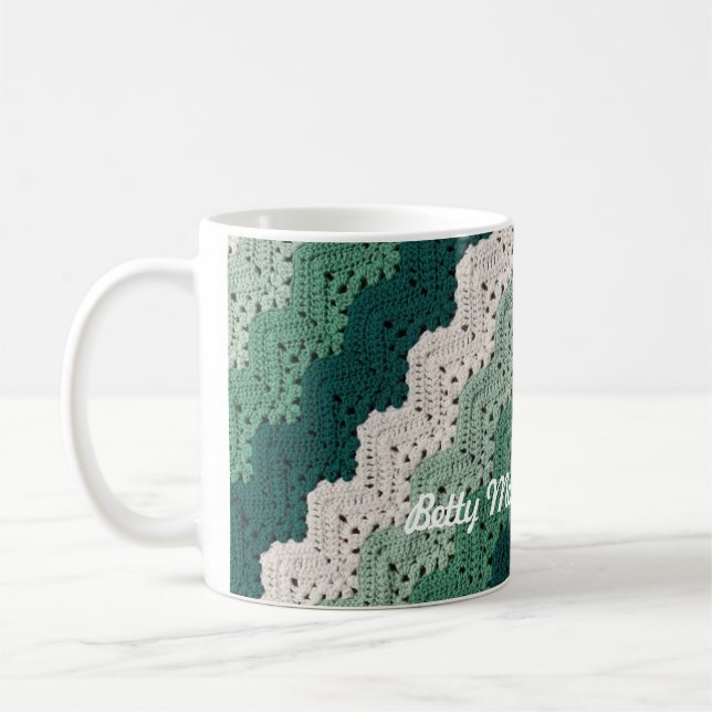 Betty McKnit Viral Coffee Mug (Left)
