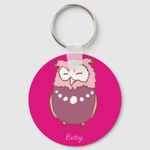 Betty owl keychain