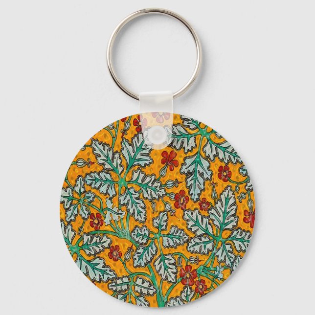 Betty's Yellow Flowers Keychain (Front)