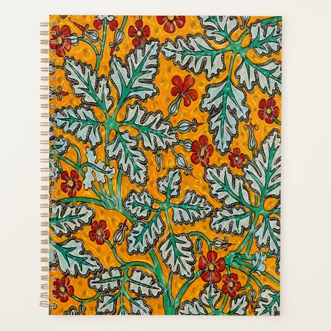 Betty's Yellow Flowers Planner (Front)
