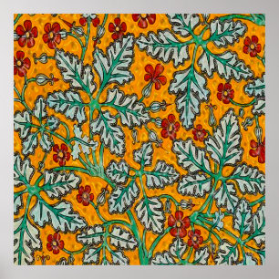 Betty's Yellow Flowers Poster