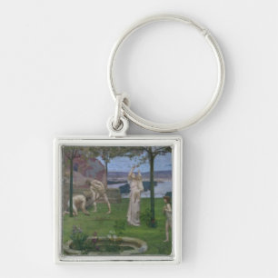 Between Art and Nature, 1890 Keychain
