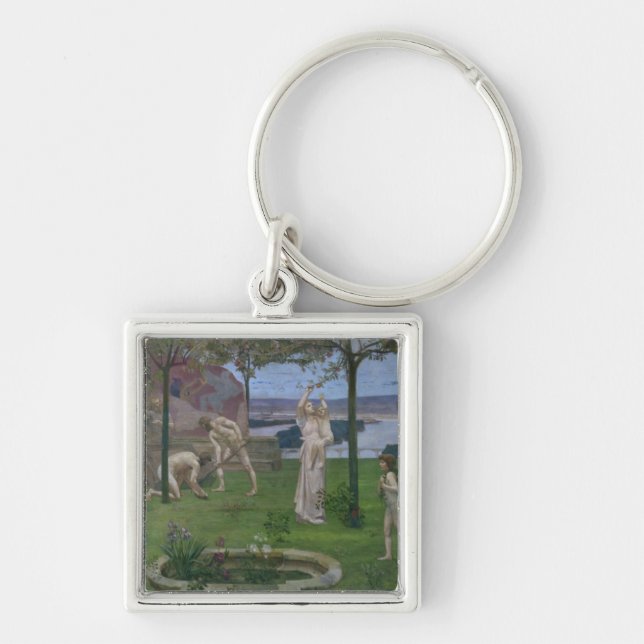 Between Art and Nature, 1890 Keychain (Front)