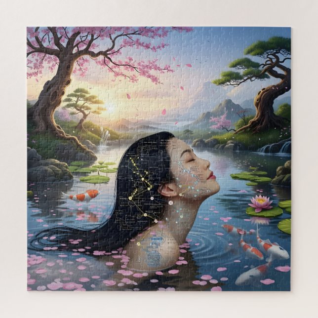 "Between Blossom and Formula"– A Digital Portrait Jigsaw Puzzle (Vertical)